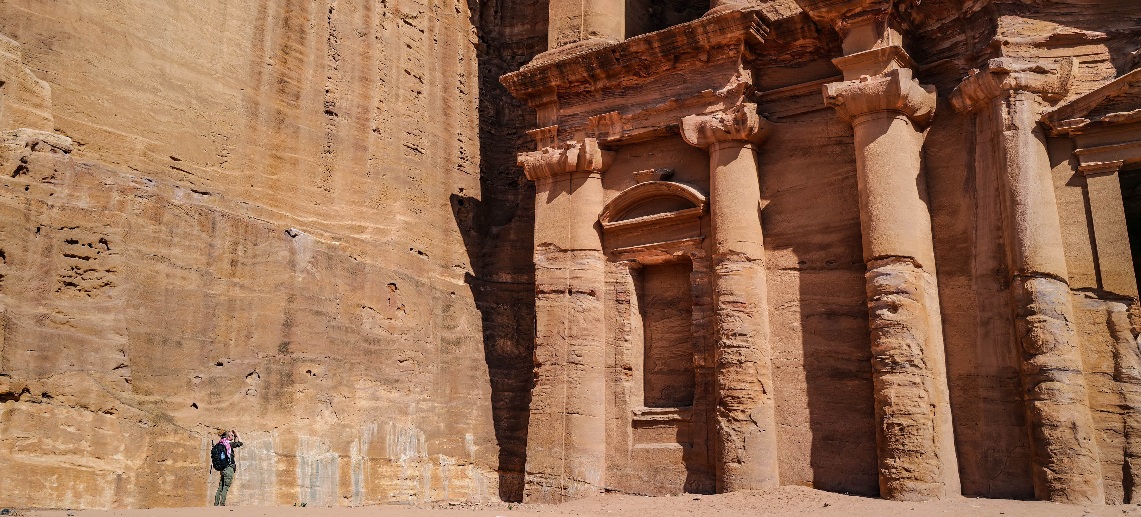 Tempelfassade in Petra