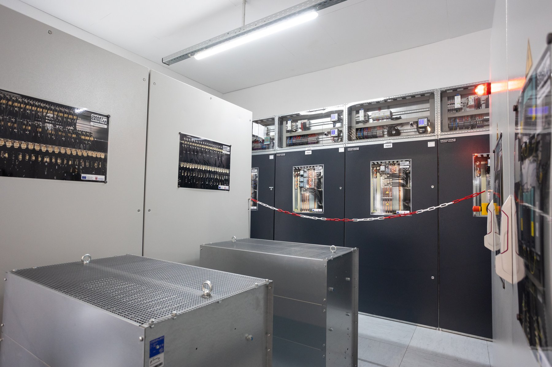 Blick ins Labor des Projekts Smart Grid Lab Hessen
