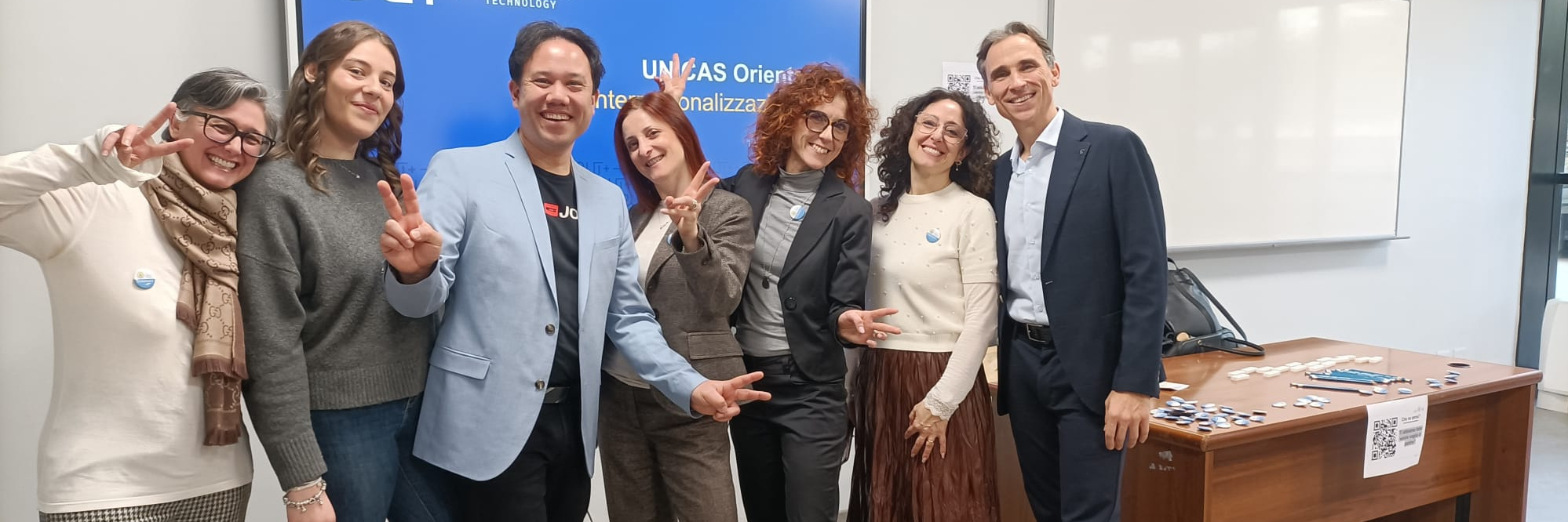 Gruppenfoto in Cassino