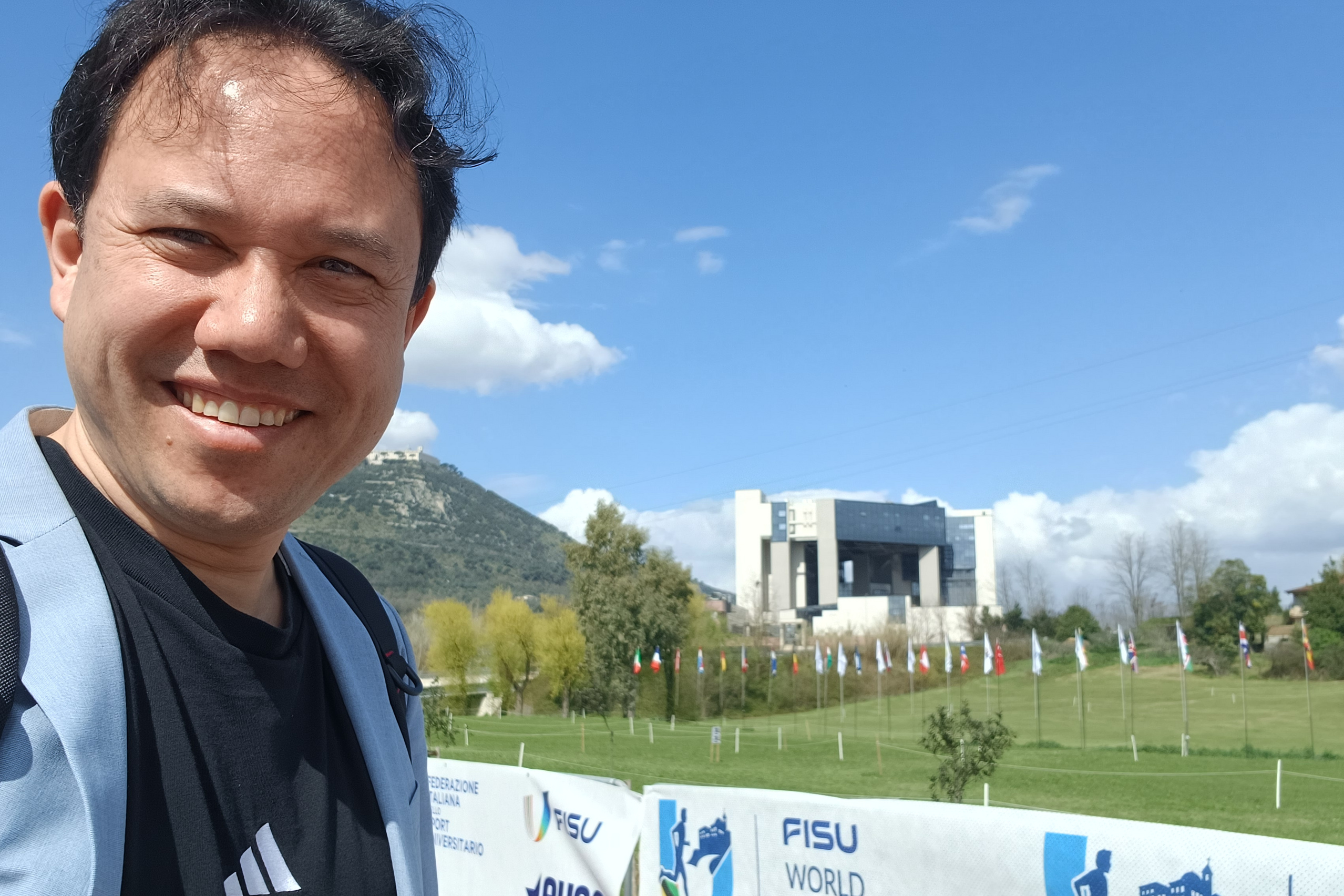 Selfie auf dem Campus 