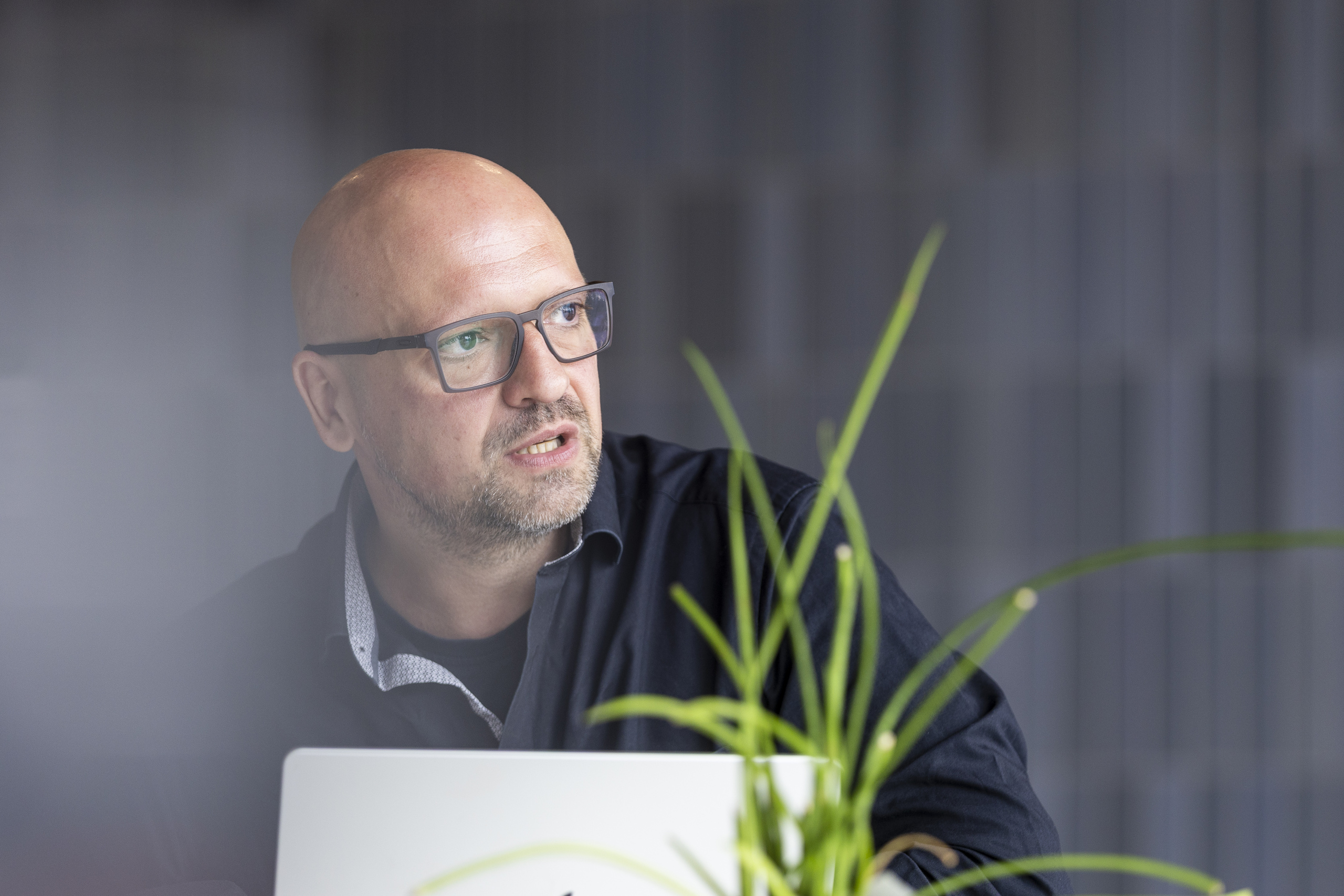 Andreas Haidvogl in der Interviewsituation 