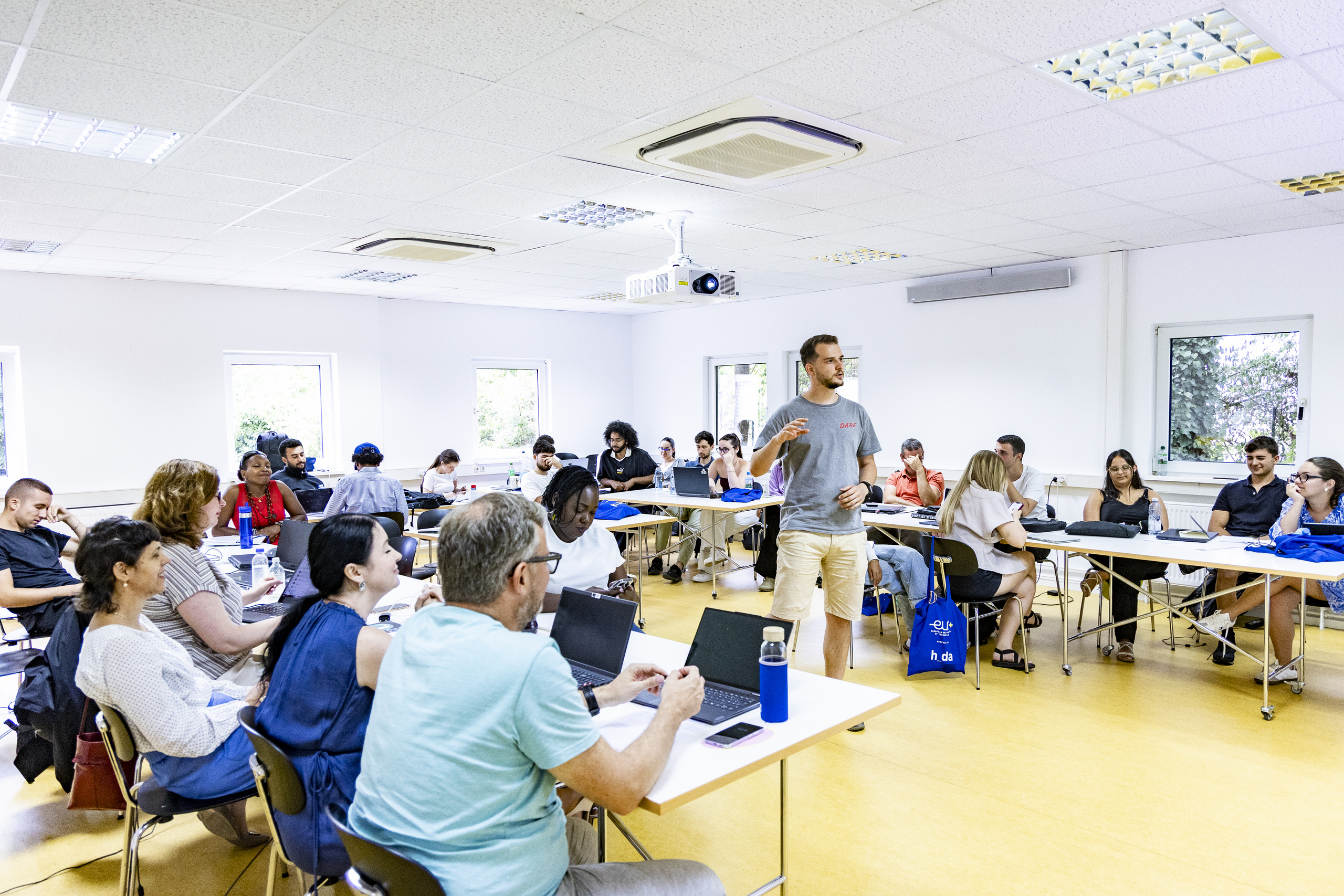 View of the group in the seminar room