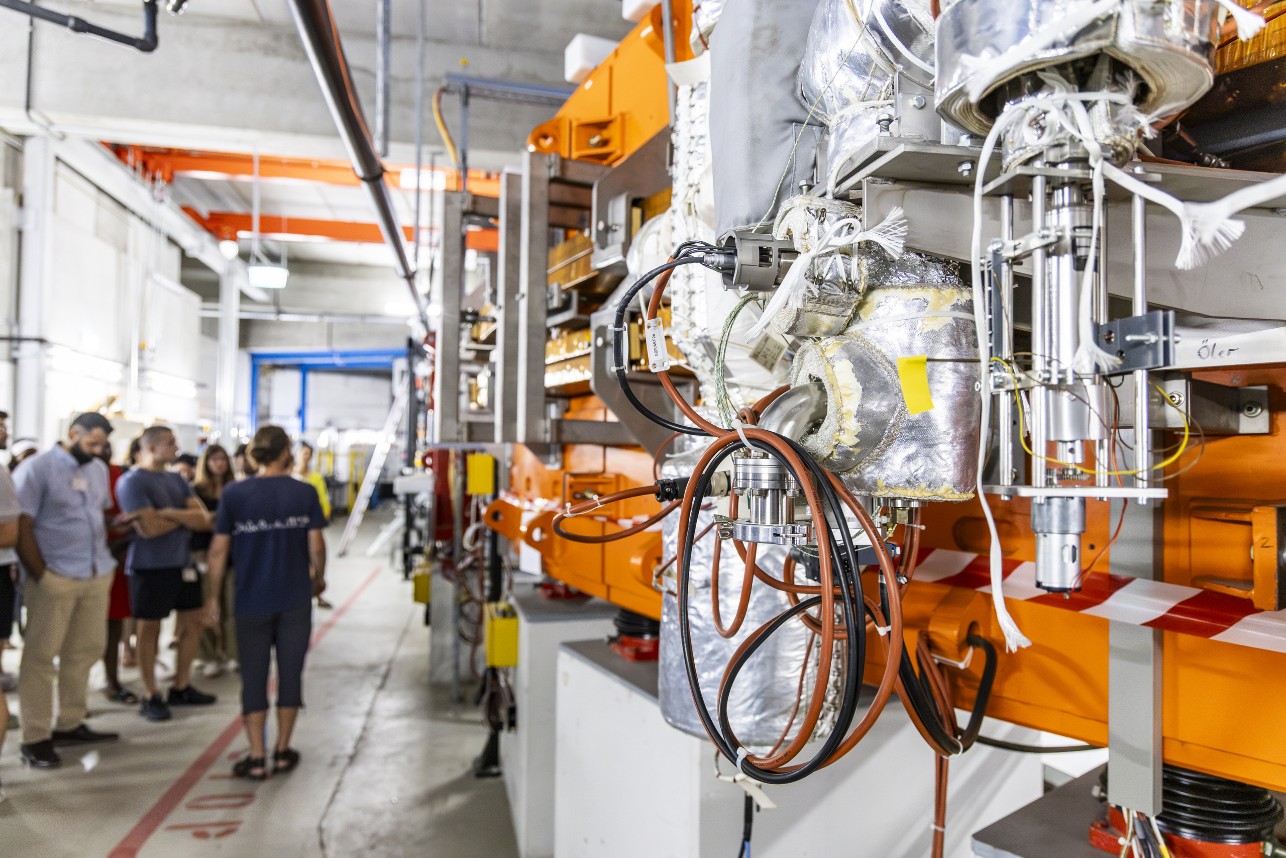 Group on the laboratory tour