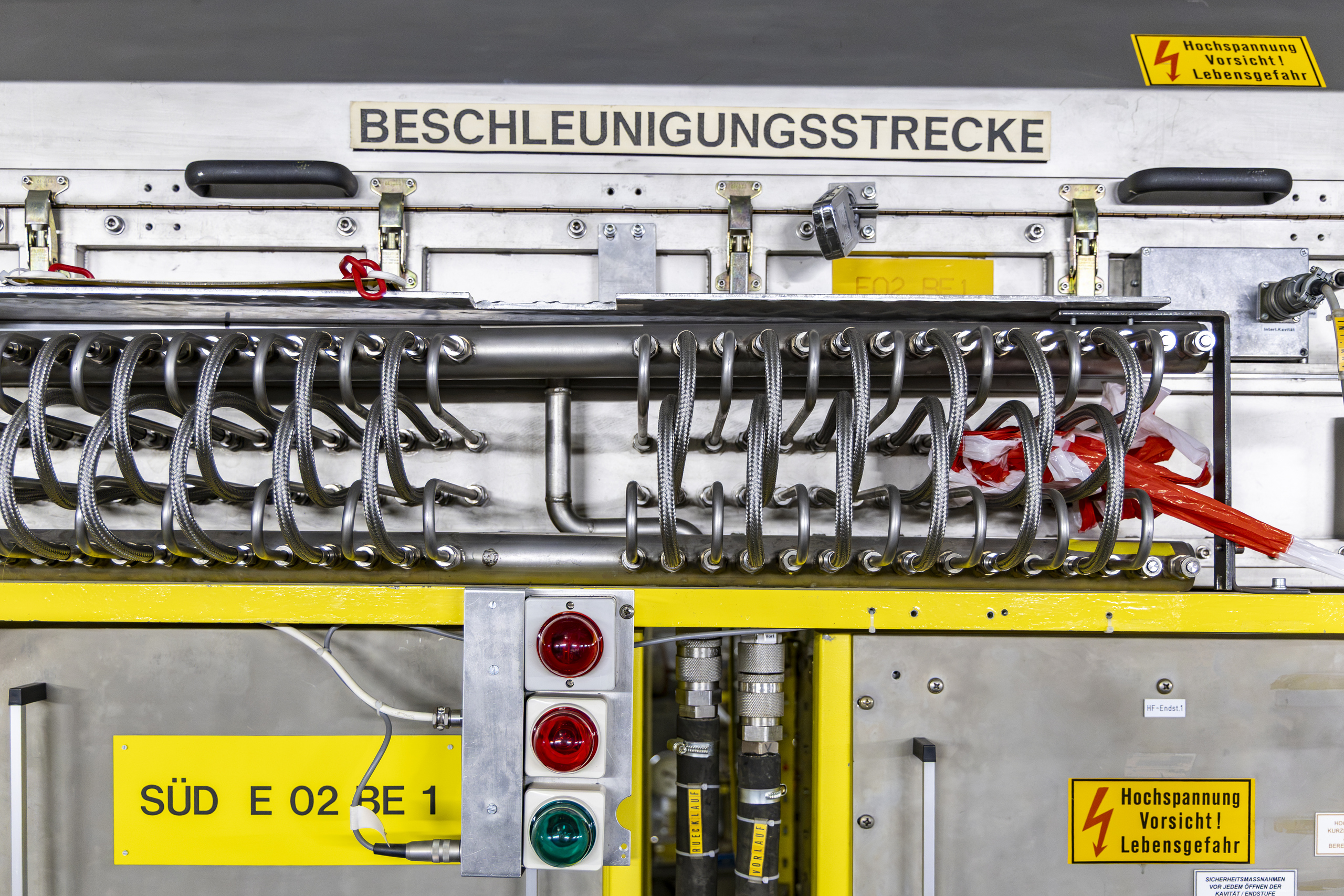 Close-up of technical installations