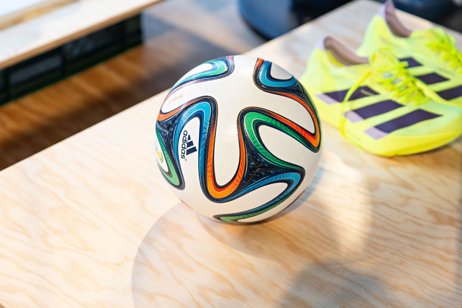 Nahaufnahme WM-Fußball